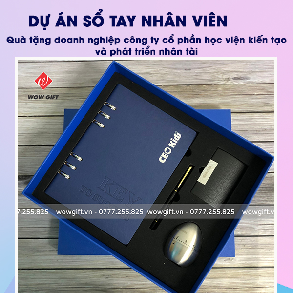 sổ tay in logo cao cấp