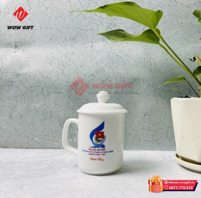 cốc sứ in logo quà tặng doanh nghiệp