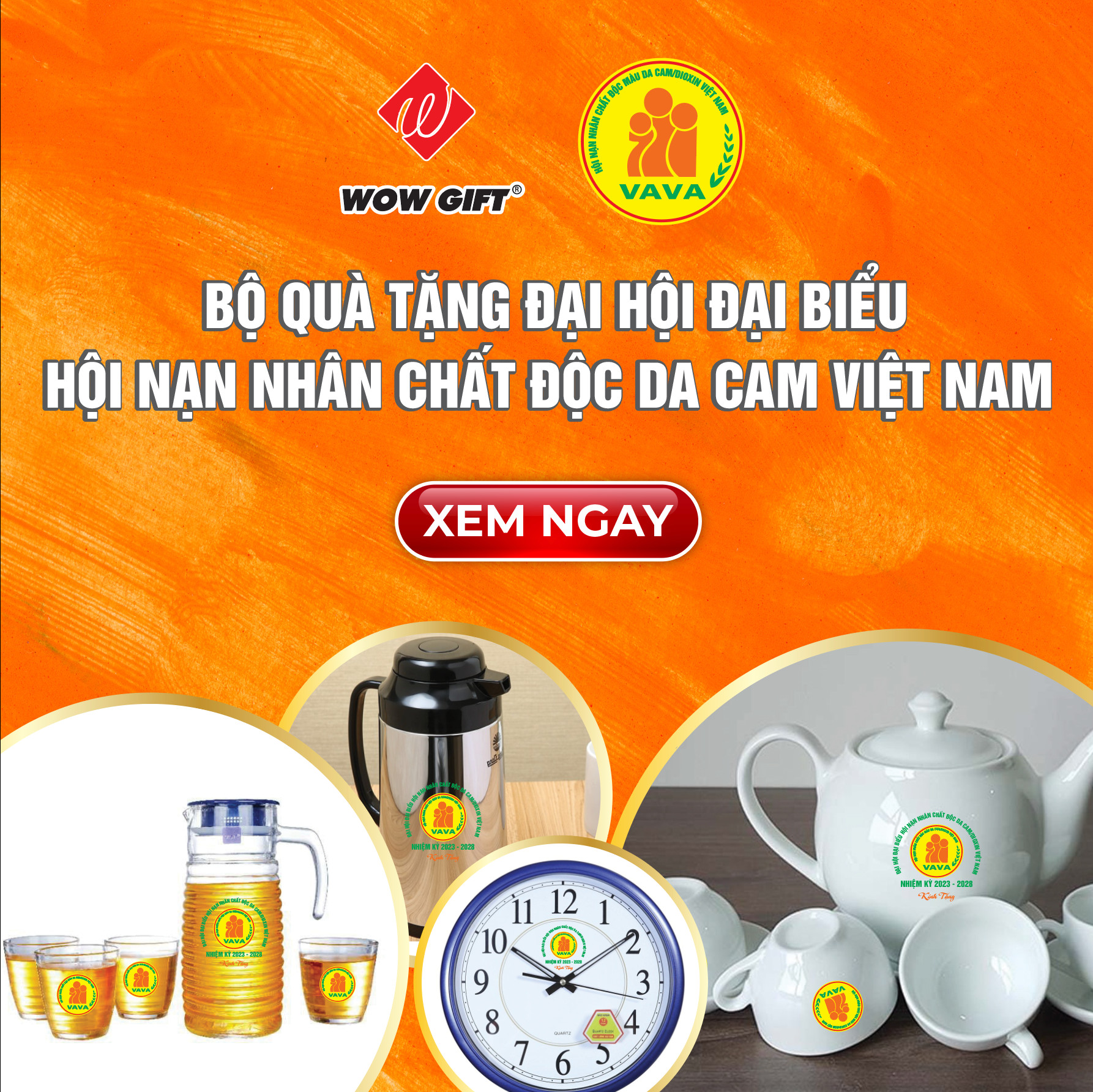 quà tặng đại hội đại biểu hội nạn nhân chất độc màu da cam