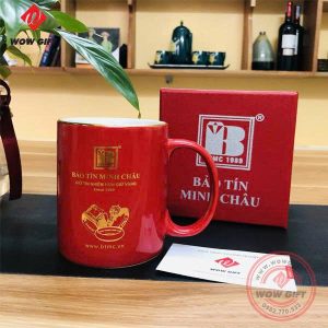 cốc sứ màu in logo